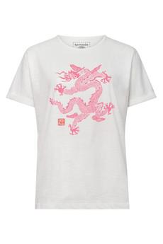 DRAGON - Womens Organic Cotton Tee -  Off White via KOMODO