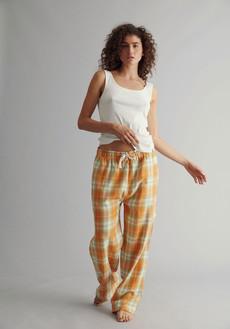 JIM JAM Pyjama Trousers Set Womens - GOTS Organic Cotton Off White van KOMODO