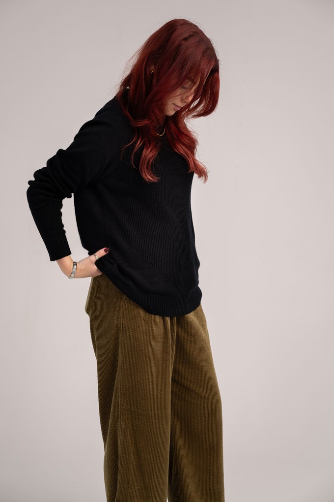 KATE Merino Wool Jumper - Black from KOMODO