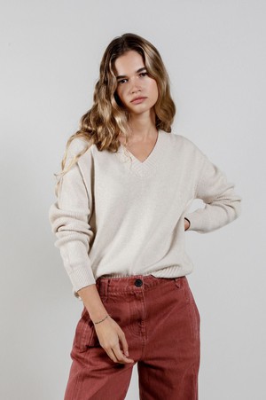 WONDER Wool Blend Jumper - Sand from KOMODO