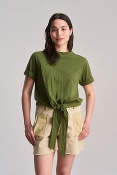 ANISA - Organic Cotton Top - Green via KOMODO