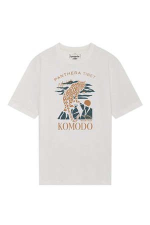 PANTHERA - Organic Cotton Tee - White from KOMODO
