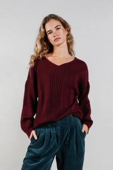 ANYA Wool Jumper - Walnut via KOMODO