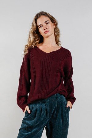 ANYA Wool Jumper - Walnut from KOMODO