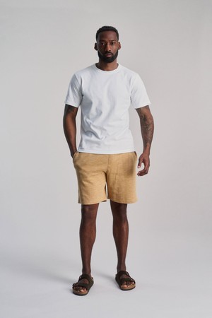 CALUM - Organic cotton shorts - Sand melange from KOMODO