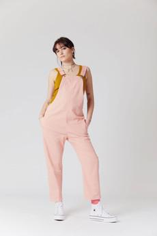 JOY Organic Cotton Dungarees True Pink via KOMODO