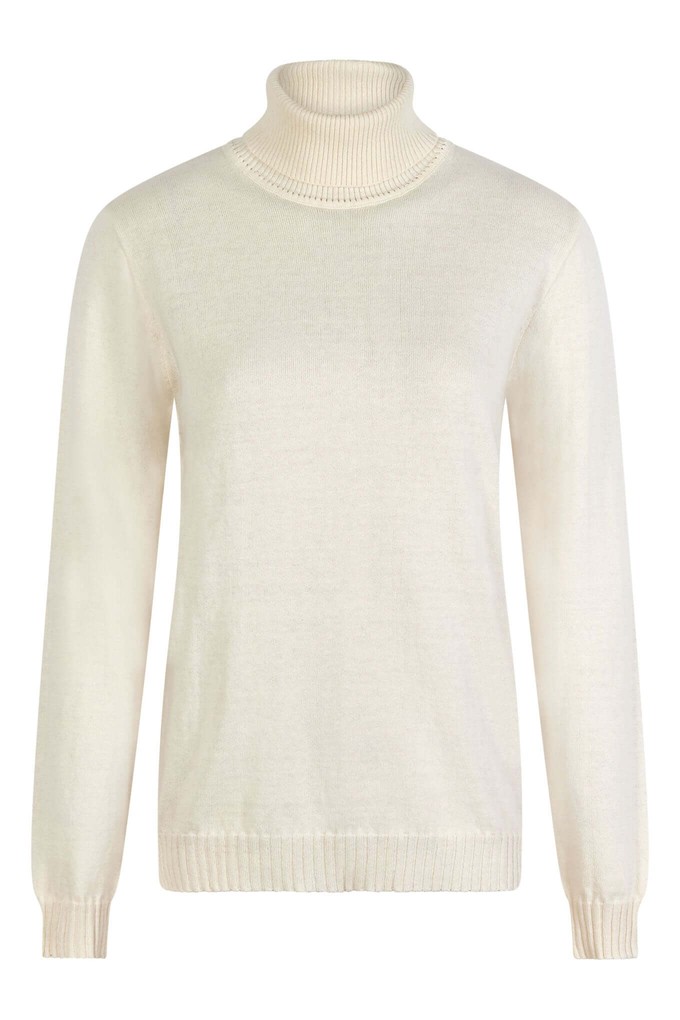 ADIL - Organic Cotton Jumper White from KOMODO