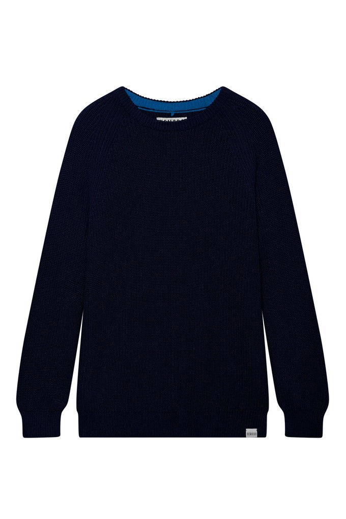 SERGIO - Mens Organic Cotton Jumper Navy from KOMODO