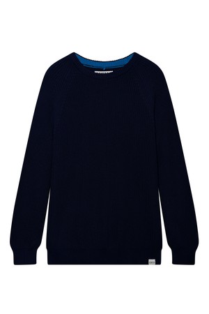 SERGIO - Mens Organic Cotton Jumper Navy from KOMODO