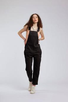 JOY - Organic Cotton Dungarees Black van KOMODO