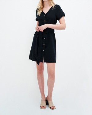 Ella linnen jurk from Kuyichi