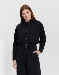 Selina black Shirt via Kuyichi