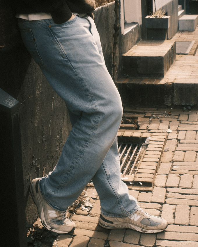 Larry Loose Vintage Blue from Kuyichi