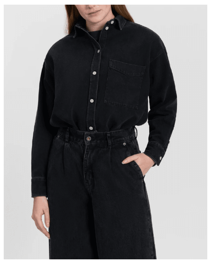 Selina black Shirt from Kuyichi