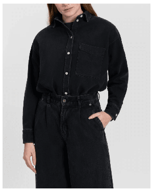 Selina black Shirt from Kuyichi