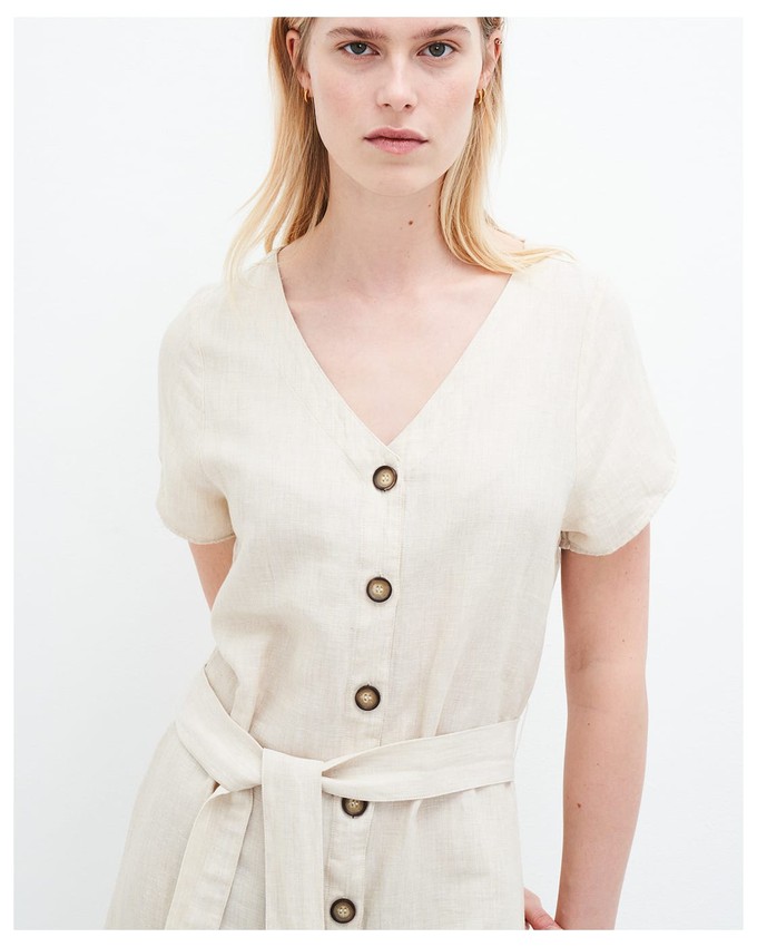 Ella linnen jurk from Kuyichi