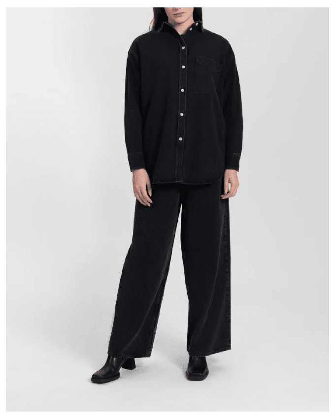 Selina black Shirt from Kuyichi