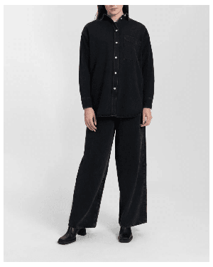Selina black Shirt from Kuyichi