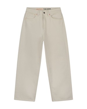 Bobbie undyed witte barrel jeans from Kuyichi