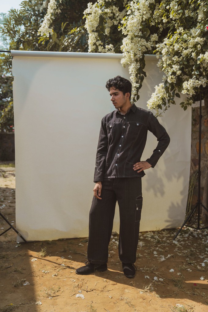 Sonder Panelled Shirt & Utility Pants from Lafaani