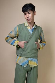 Meadows Unisex Corded Vest via Lafaani