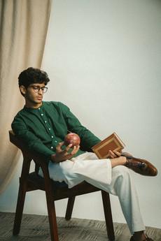 Rewind Angrakha Shirt & Kora Straight Pants van Lafaani