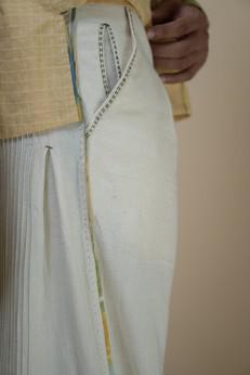Meadows Unisex Pintucks Pant via Lafaani