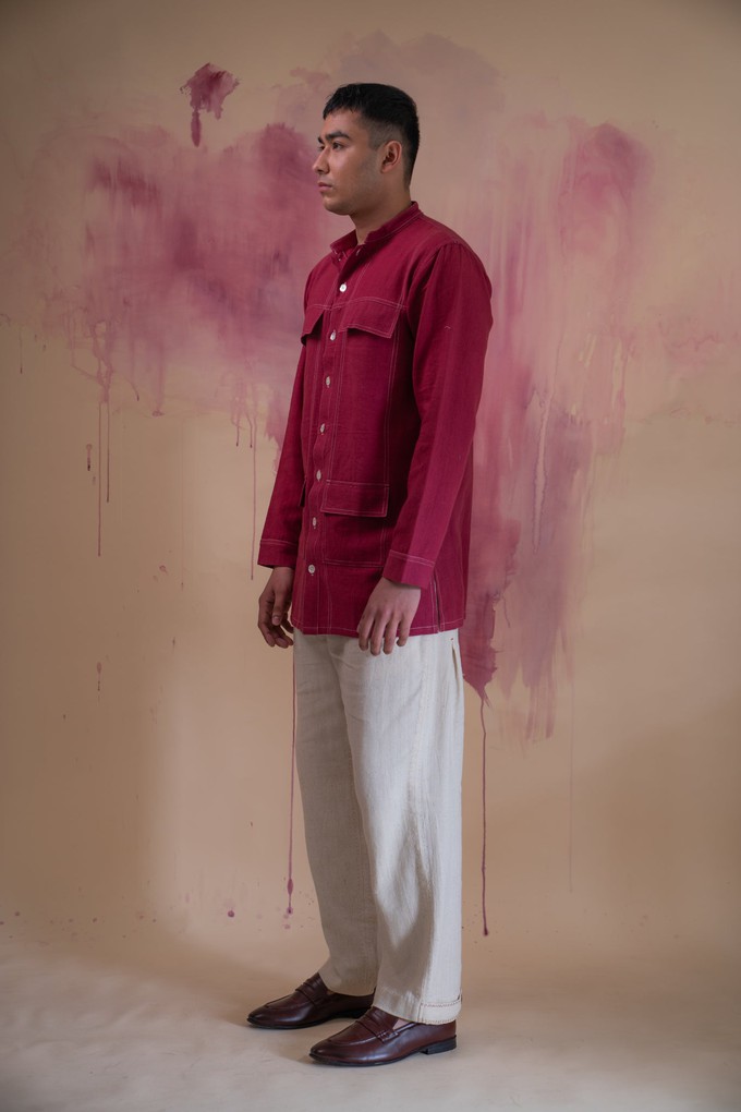 Phosphene Panelled Shirt from Lafaani