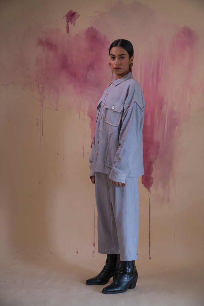 Phosphene Unisex Bomber & Pants Set - Grey from Lafaani