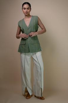 Meadows Unisex Long Vest via Lafaani