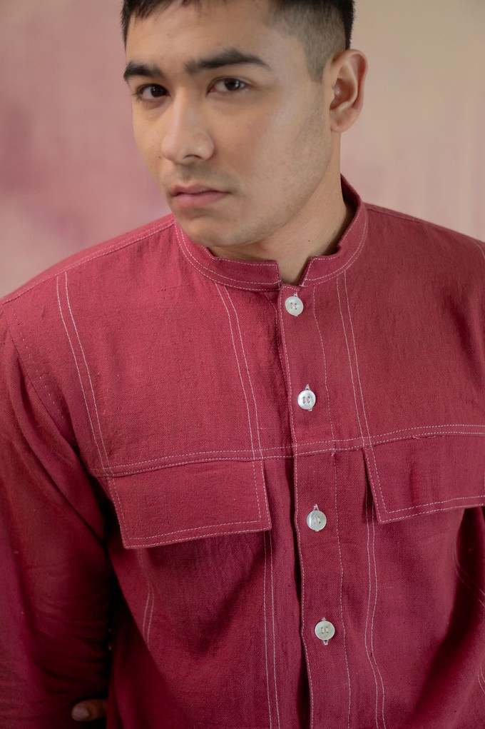 Phosphene Panelled Shirt from Lafaani