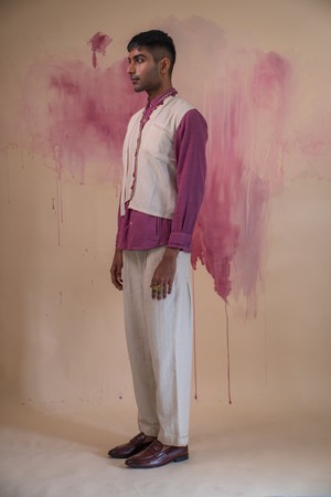 Phosphene Unisex Cropped Vest from Lafaani