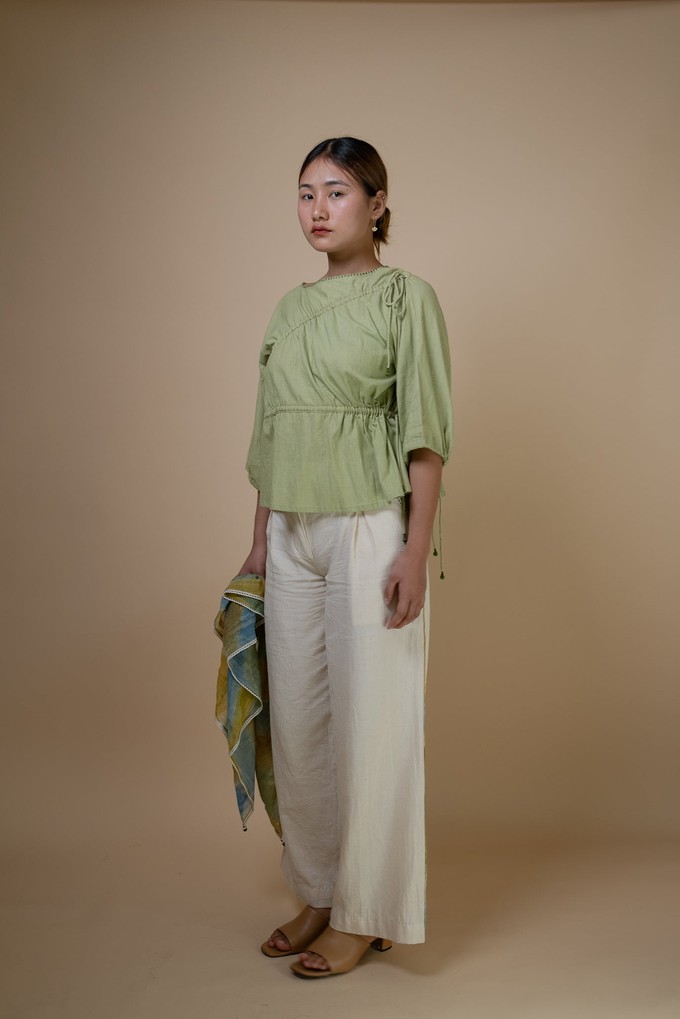 Meadows Ruched Blouse from Lafaani