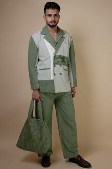 Meadows Unisex Double Breasted Blazer via Lafaani