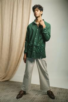 Rewind Panelled Shirt & Kora Straight Pants van Lafaani