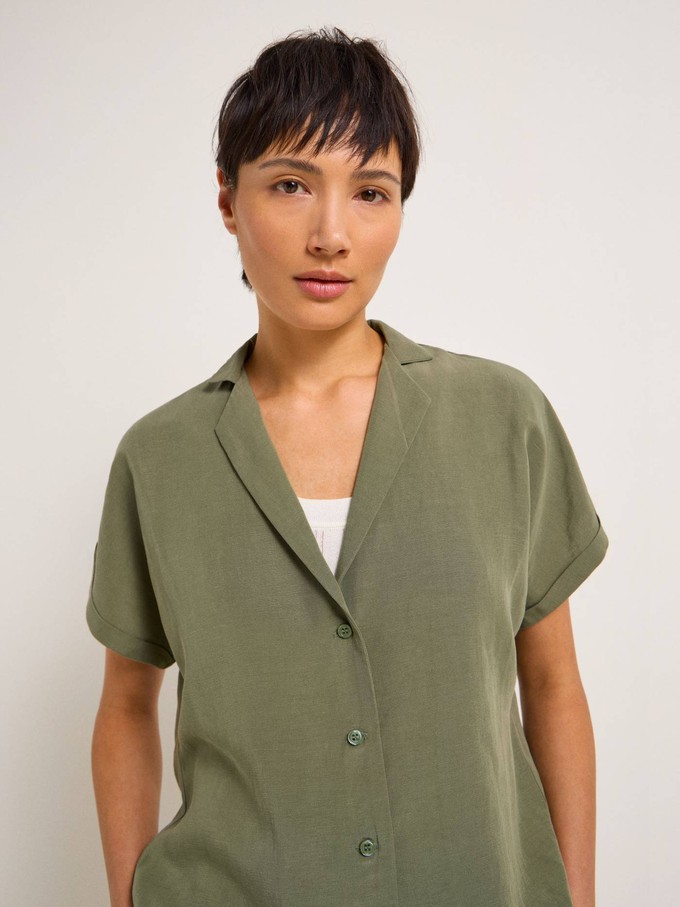 Blouse with lapel collar from LANIUS