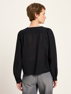 Structured blouse with ruffles from LANIUS