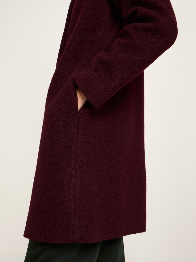 Walk coat with stand-up collar (GOTS) from LANIUS