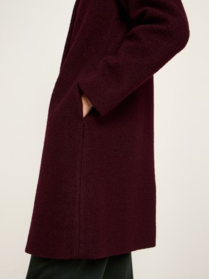 Walk coat with stand-up collar (GOTS) from LANIUS