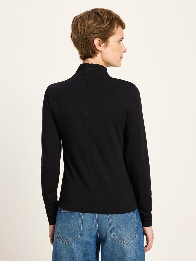Shirt with stand-up collar from LANIUS