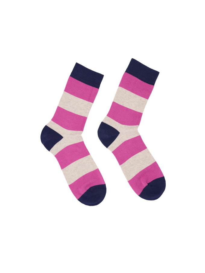 Socks with block stripes (GOTS) from LANIUS