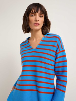 Polo collar sweater (GOTS) from LANIUS