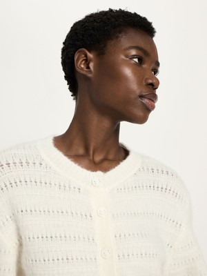 Strickjacke 3/4 Arm mit Ajour from LANIUS