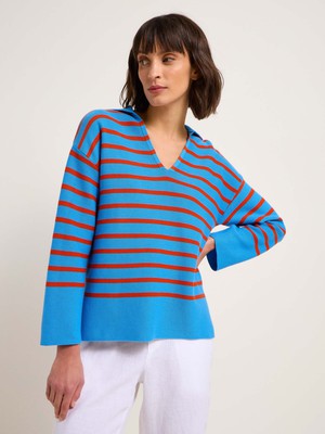 Polo collar sweater (GOTS) from LANIUS