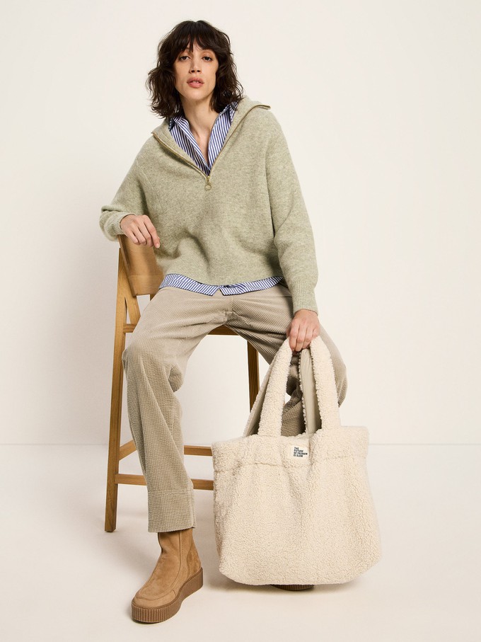 Half-zip sweater from LANIUS