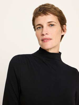 Shirt with stand-up collar from LANIUS
