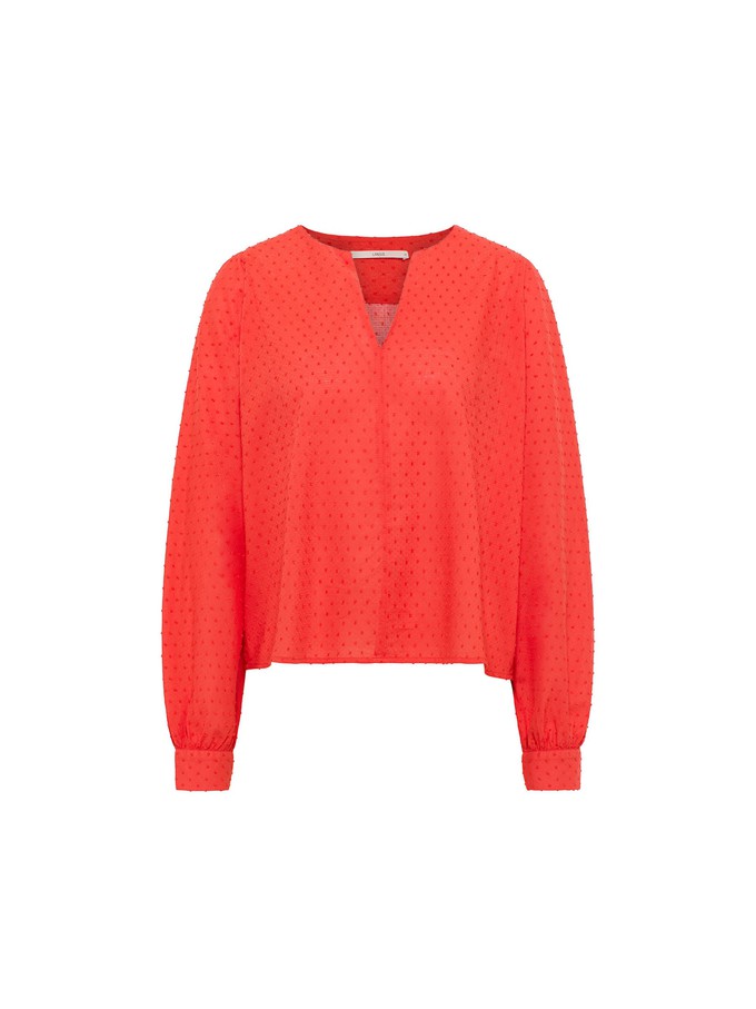 Structured blouse with ruffles from LANIUS