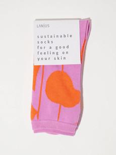 Socks Print Graphic Dots (GOTS) via LANIUS