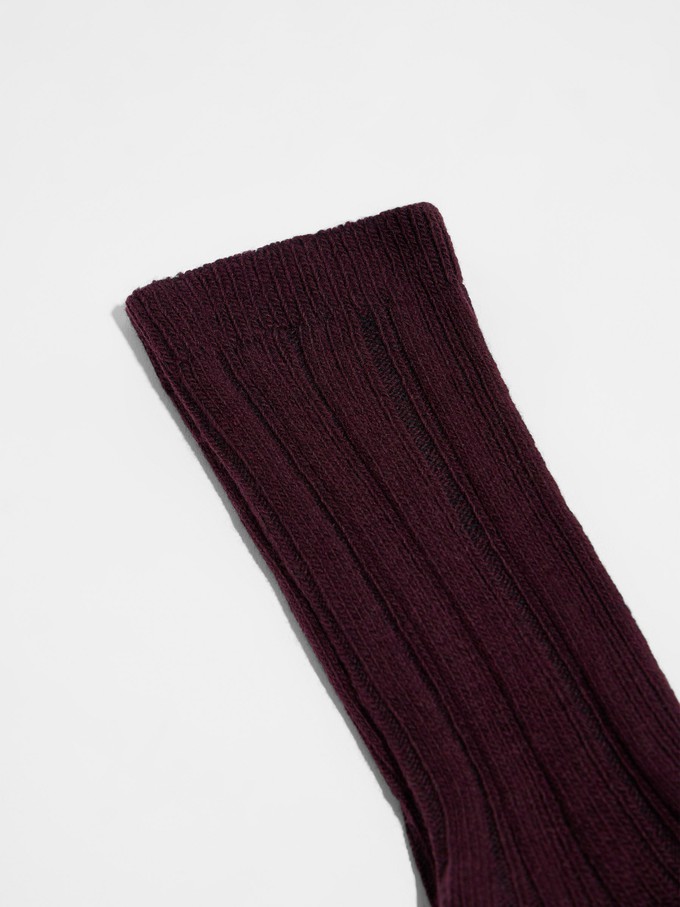 Rib knit socks (GOTS) from LANIUS