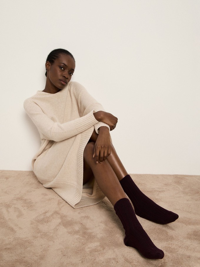 Rib knit socks (GOTS) from LANIUS